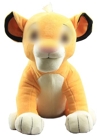 Simmpu Tier Plüschtiere Gelbe Löwen Plüschtiere, Löwen Puppen Plüschtier,Löwen Plüschtier Löwen König Niedliches Löwen Kuscheltier, Geburtstagsgeschenke für Kid Girl Boy