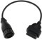 eMagTech 14-polig auf 16-polig OBD2 Diagnosekonverter Adapterkabel Ersatz Kompatibel mit Mercedes-Benz 14-Pin auf 16-Pin OBD2 Adapter, Schwarz