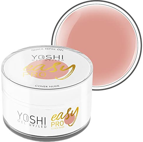 Yoshi Jelly PRO Gel Nägel 15 ml - Flexibles Maniküre UV Gel - Professionell Gelnägel - Builder Gel für Nägel - Nagel Gel UV und LED - Gel für Gelnägel - Hellbeige
