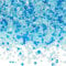 OLYCRAFT 200g Blaue Glasblasenperlen 2~3 mm Nail Art Glasperlen Kein Loch Blasenperlen Blaue Wassertropfen Blasenperlen Winzige Runde Glasperlen Für DIY Handwerk Nail Art Dekoration