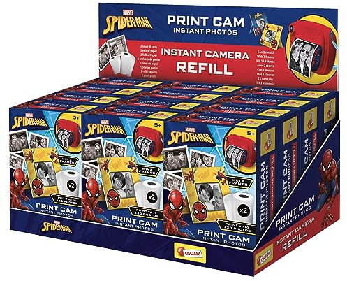 Lisciani Giochi Refill, Colore Spider-Man Print Cam Ricariche, Medium, 104055