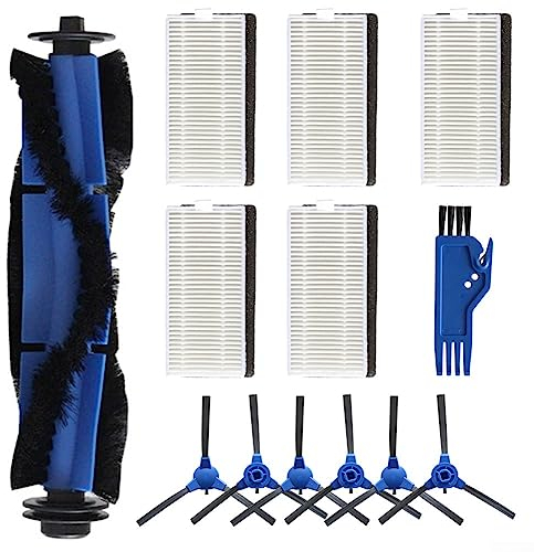 QOXEZY Aspirateur Brosse Principale Côté Brosse Filtre Pour Venga VG RVC 3000/3001 Robot Aspirateur Accessoires De Rechange Kits Pièces,Filtres De Filtrer Poussière Fine