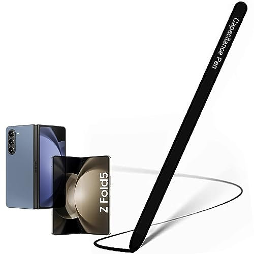 Z Fold5 Stylets pour Samsung Galaxy Z Fold5 S Pen, sensibilité à l'inclinaison, Stylet pour écrans tactiles Samsung S Pen 5 Fold Edition, Stylet Tab S9, Pas Besoin de Charger(Noir)