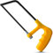 Hanpex 6 in. Mini Hacksaw Frame - 150mm Extra Fine Cut Junior Hack Saw with Bi-Metal Blade for Metal and Wood