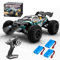 X-Verse 16101PRO Voiture télécommandée avec Moteur Brushless, 1:16 4WD 70KM/H RC Voiture Camion, 2,4 GHz Tout Terrain Buggy RC Crawler Jouet, Cadeau pour Enfants Adultes,3 Piles (Bleu)