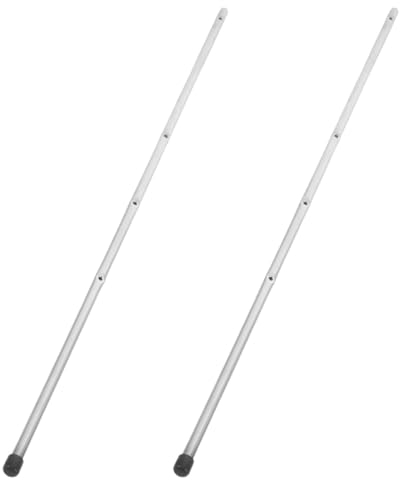 ibasenice 2st Tischfußballstange Metall-stab Tischfußball-teleskopstangen Tischfußball-zubehör -tischstangen Kickertischteile Operationsstange Eisen Kind Fußballtisch Lenker