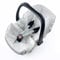 Sommerbezug Babyschale Bezug Universal, 100% antibakterielle Baumwolle mit Silberionen, Schonbezug Babyschalebezug (DOTS)