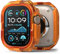 Ringke Fusion Bumper Compatibile con Cover Apple Watch Ultra 2/1, Custodia Paraurti Antiurto Protettiva Durevole Trasparente a Doppio Strato - Neon Orange