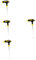 HOMSFOU 4pcs T-Type Ball End Wrench Maintenance Wrench Vessel Electric Screwdriver Equipment Ordinary Key Tool Bat Tape Mechanic Nut Gear Electrical Pro Baseball Catcher Grip Kit