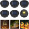 Replacement Solar Panels for Garden Lights, 6 Pack Solar Lights Replacement Top, 8cm Lantern Lid Bulb Replacement Part