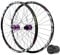 24 Inch Mountain Bike Wheels 26 27.5 29 Inch Aluminum Alloy Hybrid Bike Hub Disc Brake 32 Spoke Front & Back Cycling Wheels MTB Rim for 7-12 Speed 2250g (Color : Purple, Size : 29 inch)