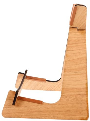 Holz Ukulelenständer, Stabile Aufbewahrung und Präsentation | Braun, für Unterschiedliche Ukulelen Geeignet, Robuste Ausführung, Platzsparend, für Anzeige und Lagerung