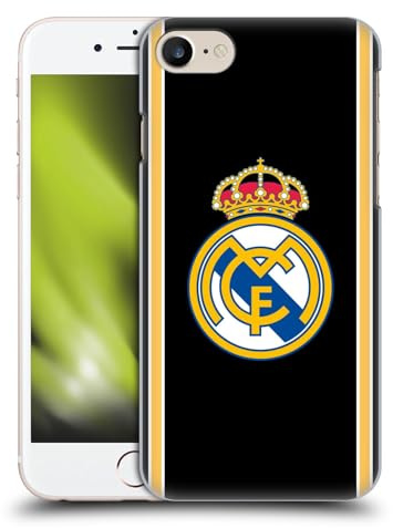 Head Case Designs Offizielle Real Madrid CF Rückblick 99/00 Schwarz Retro Harte Rueckseiten Handyhülle kompatibel mit Apple iPhone 7/8 / SE 2020 & 2022