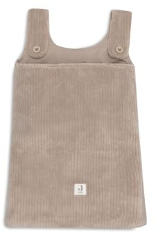 Jollein Aufbewahrungssack Laufgitter - Cloudy Rib - Milky Coffee - Kuscheltier Aufbewahrung - Babybett Organizer - Spielzeugsack - 65x42x10 cm