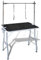 Tidyard Trimmtisch Schertisch mit 2 Galgen, für Hunde und Katze, Höhenverstellbar und Klappbar, Rutschsichere, Max. Belastbarkeit: 60 kg, 91 x 61 cm (L x B), Schwarz
