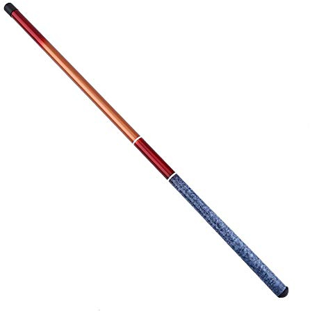 Handmast-Angelrute, einziehbarer Handmast, tragbarer Glasstahlmast mit Karpfenlinienmuster auf dem schwarzen, ultraharten Griff, geeignet zum Angeln an Bächen, Seen und Flüssen(1.8)