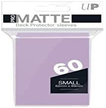 Ultra PRO PRO-Matte Small Deck Protector Sleeves – Lilac – 60 Stück – Kartenhüllen für kleine Kartenformate 62 x 89 mm – matt, archivfest & säurefrei – ideal für TCG, Deckschutz & Turnierkarten