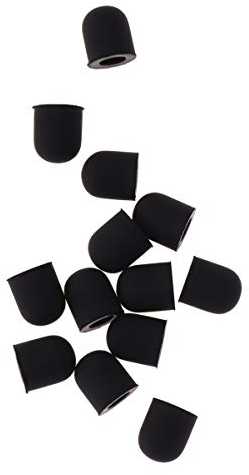 iplusmile Lot de 15 embouts de rechange en caoutchouc pour stylet tactile 3,6 mm de diamètre intérieur et 6 mm de diamètre extérieur