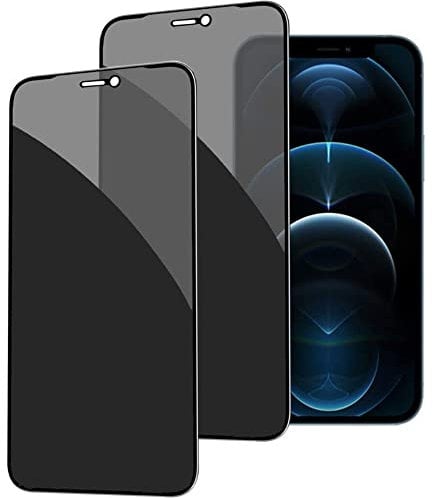 NWNK13 For iPhone 11 Pro Max/iPhone Xs Max Privacy Screen Protector Anti Spy Anti-Fingerprint Tempered Glass Screen Film 9H Hardness Anti Scratch