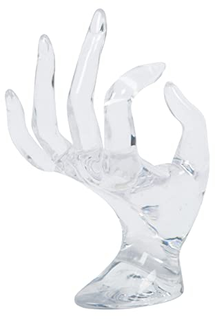 Hoshisea Portagioie a mano, per anelli, orecchini, bracciali, collane (trasparente)