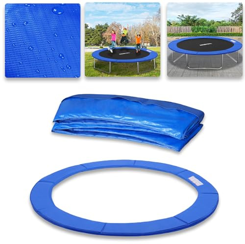 YUENFONG Trampolin Randabdeckung Ø 244cm 305cm 366cm PVC PE für Trampolin UV-beständig Reißfest Blau/Bunt