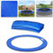 YUENFONG Ø305 Trampolin Randabdeckung Federabdeckung Randschutz aus PVC PE 30cm breit, UV-beständig Reißfest- Blau