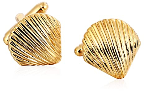 Brautvater Manschettenknöpfe, Hülse Manschettenknöpfe Herren Klassisch aus Gold Edelstahl Spaßgeschenk Männer