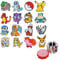 Packung Mit 16 Patches BüGelflicken FüR Kinder Pokemon AufnäHer BüGelbilder FüR Textilien Kinder Patches Zum AufbüGeln AufnäHer Kinder FüR Kinder, Jungen, MäDchen, FüR Jacken, Jeans, RucksäCke