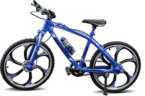 Jiahuade Fahrrad Modell Deko Fahrrad Miniatur 1:10 (6.89 * 3.94 Zoll) Collection Deko Druckguss Spielzeug Mini Bend Fahrrad Modell Rennrad Mountainbike (C)