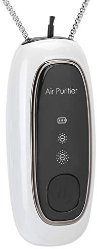 Mini Purificador de Aire Portátil, para Adultos y Niños Mini Purificador de Aire Recargable USB Portátil para Humo, Polvo, Polen, Olor de Mascotas (Blanco)