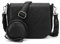 KL928 umhängetasche damen handtasche tasche schultertasche kleine Tasche damenhandtasche für Arbeit Einkaufen Reisen (Black)