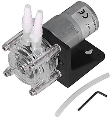Peristaltikpumpe DC-Dosierpumpe, Selbstansaugende Rollen-Peristaltikpumpe mit Silikonschlauch, 500 Ml Min, Industrielle Peristaltische Dosierpumpen für Aquarienlabor (12V)
