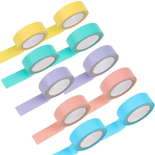 Highlighter Tape Strip Translucent entfernbare Registerkarte Seitseite Marker Tape Color Highlighter Buch Tab für Schulbüroversorgung 10pcs 5 Colors