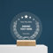 1 Personalised Customised Circular Acrylic Trophy Plaque Ornament Award Sports Club Work School Acrylic Stand Holder 100mm Primary Teaching Services