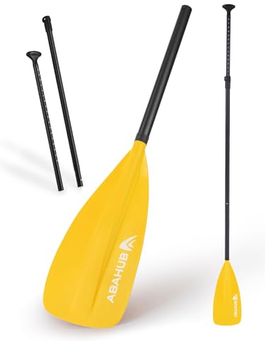 Abahub Pagaie Paddle Sup/Kayak Aluminium Réglable 173-213cm Léger