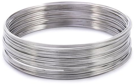 Belegao 10m/32.5ft Garden Wire 1.2mm - Heavy Duty Galvanised Coated Metal Gardening Wire for Garden, Fence, Plants, Landscaping, Knitting, Artworks, Home DIY Projects
