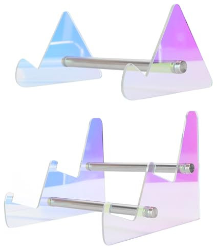 Acrylic Colorful Keyboard Display Stand Shelf for Gaming Mechanical Keyboards, Tablets, Wrist Rests ROG Ally(1-Tier)