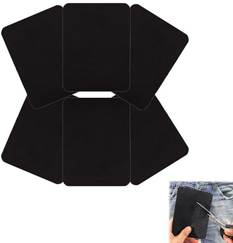 KEPYATI 6 Piezas Parches De Reparación De Nylon Parche Autoadhesivo De Nylon Parches Impermeables Para Ropa Chaqueta De Plumón Ropa De Tiendas De Campaña Bolso