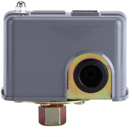 DEWIN Pressostato, Pressostato Pompa Acqua Regolabile Autoclave IP20 Pressostato Autoclave Pressostato Regolabile dell'Acqua Doppio Asta a Molla per l'irrigazione del Giardino a iniezione