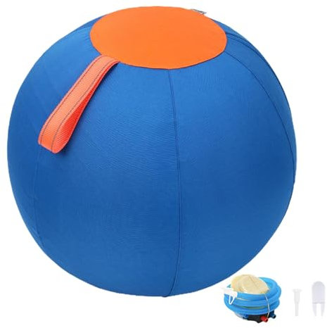 Aufblasbarer Ball für Hunde | Herding Ball für Border Collies, Outdoor große Haustierbälle, blau, Mehrzweck-Welpenspielzeug, Hundespielzeug zum Spielen, Trainieren, Entspannen