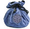 cusdie Sacchetti per dadi in velluto ad alta capacità con tasche per riporre oltre 200 dadi per DND RPG MTG Collezione di dadi da gioco, Colore: blu nebbia., Organizer per borse