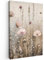 MuchoWow© Impression sur Toile Decoration Murale Peinture 20x30 cm Tableaux Decoratifs Muraux Déco Chambre Tableau Salon Fleurs - Rose - Moderne - Beige