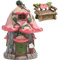 Fairy House Kit, Feengartenhaus, Feengarten -Kit, Harz Miniatur -Märchen -Haus, entzückendes Feengartenhaus ＆ Stuhl für Erwachsene für Kinder, wasserdichte Feenhäuser für draußen