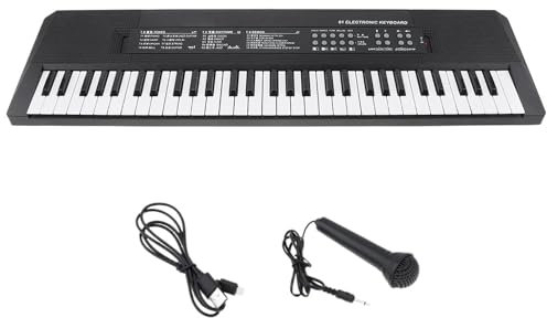 Digital Keyboard Tastiera Elettronica Per Pianoforte 61 Tasti USB Digital Music Organ Keyboard Board Con Microfono