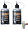 ExcellaElite Graphite Powder for Locks Core 2 Pcs Graphite Lock Lubricant Spray, Dry Lube Door Hinge Oil for Lock Tongues, Door and Window Tracks to Eliminate Noise