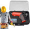 manhegari Wireless Drill Set | Electric Screwdriver Set - Rechargeable Portable Hand Tool, Double Position Handle, Compact Small Screwdriver for Home Repair