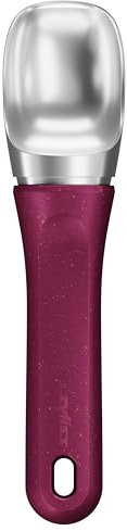 Zyliss Ice Cream Scoop, Berry, Heavy-Duty, Non-Stick, Ergonomic Handle for Effortless Scooping, Ideal for Hard Ice Cream & Sorbet, Dishwasher Safe