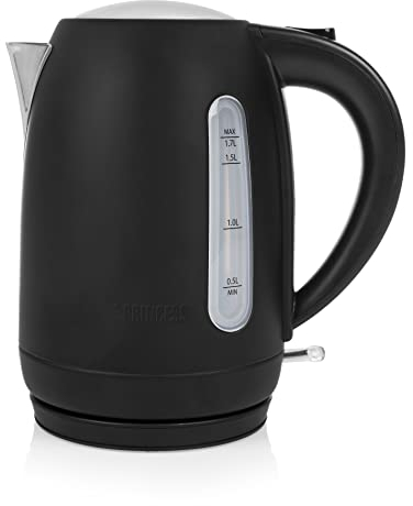 Princess 236032 Hervidora, Volumen 1.7 L, 2200 W, Edición Especial Acero Negro