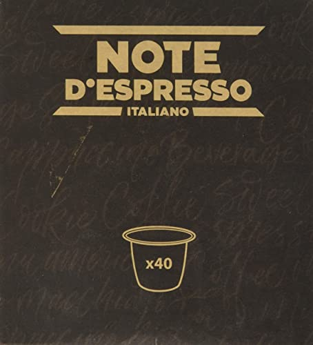 Note d'Espresso - Ginseng Doux - Capsules Exclusivement Compatibles avec Machine NESPRESSO* - 40 x 6,5 g