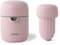 Meiyijia Exprimidor Manual de limón, exprimidor de cítricos, Tapa Incluida,Colador y Recipiente, Apto para Lavavajillas, sin BPA (Rosado)